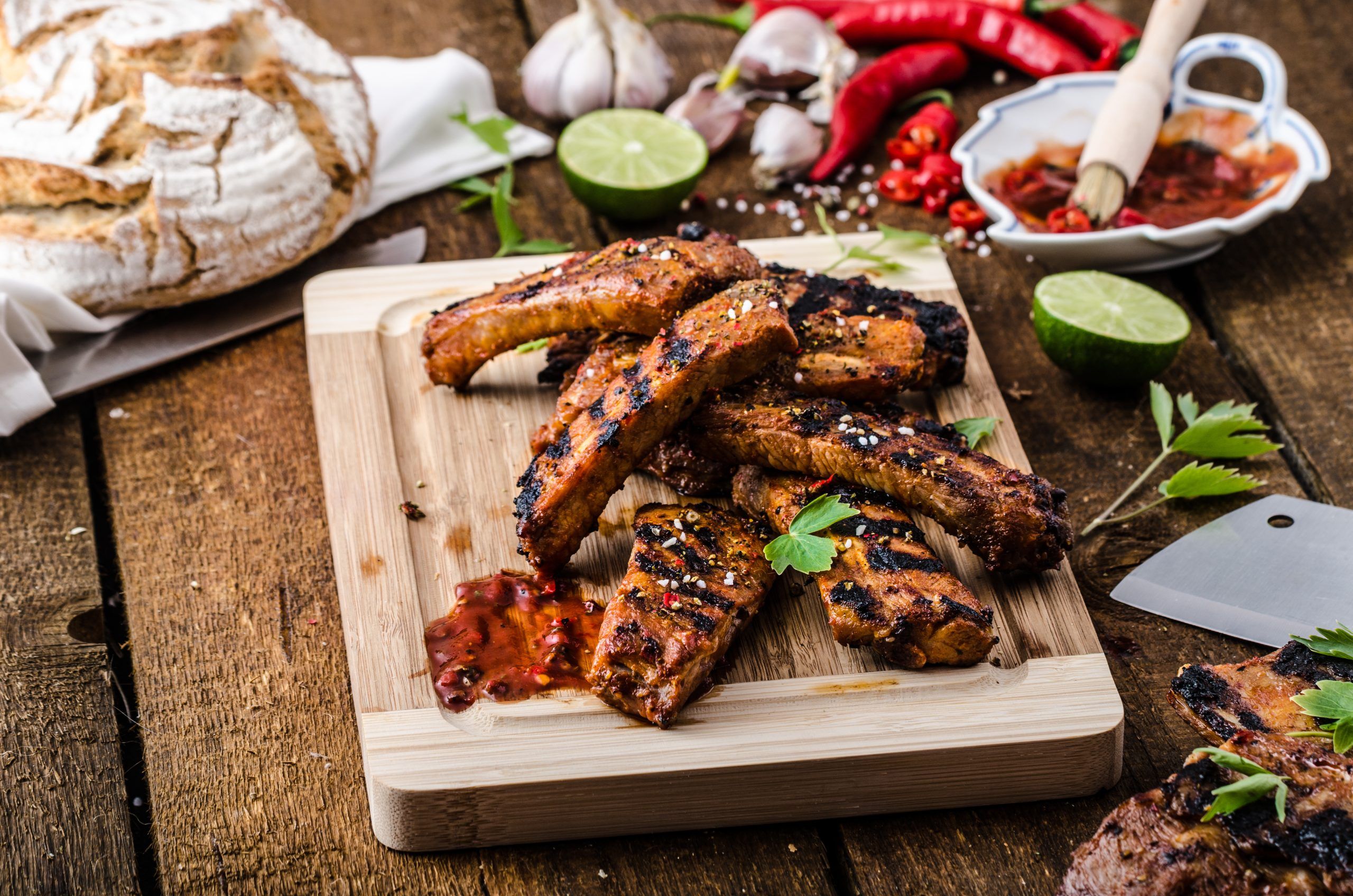 Lime & Pepper Summer Grilled Ribs
