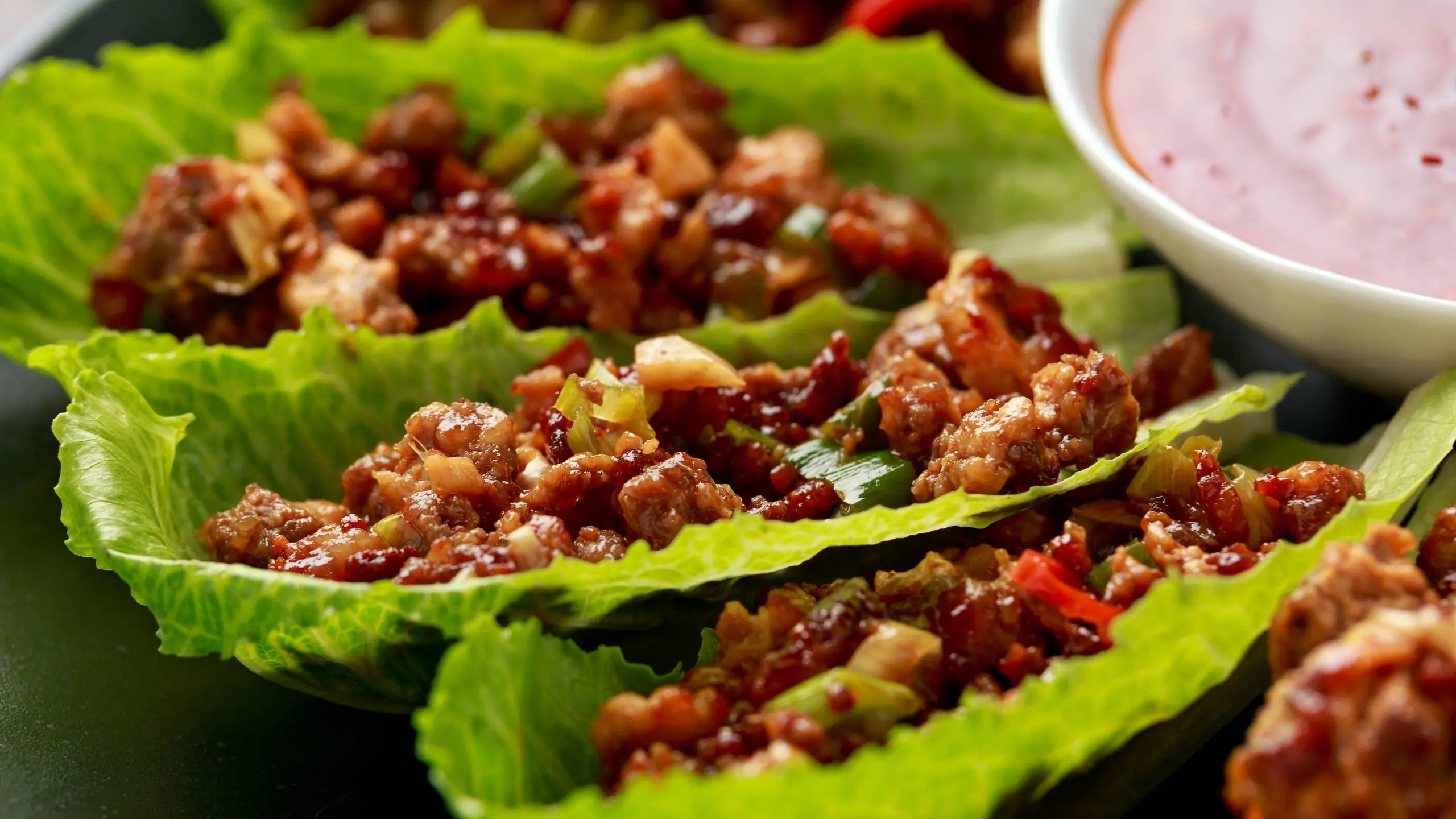 Asian-Inspired Beef Lettuce Wraps