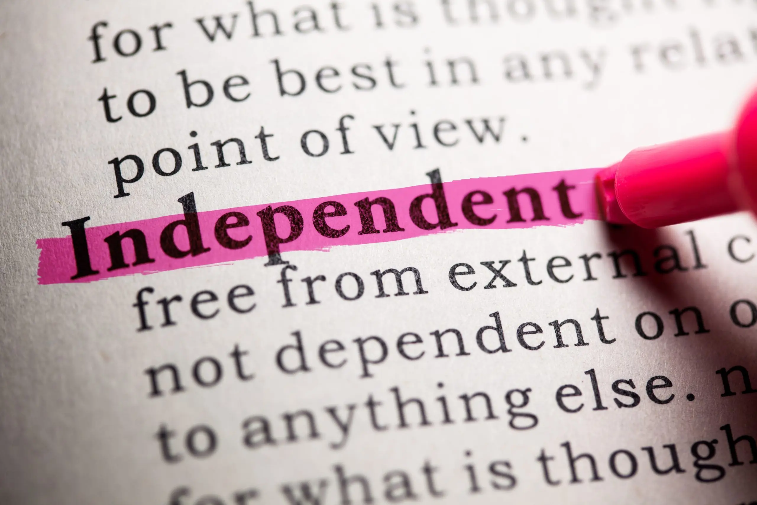 How Do You Define Independent?