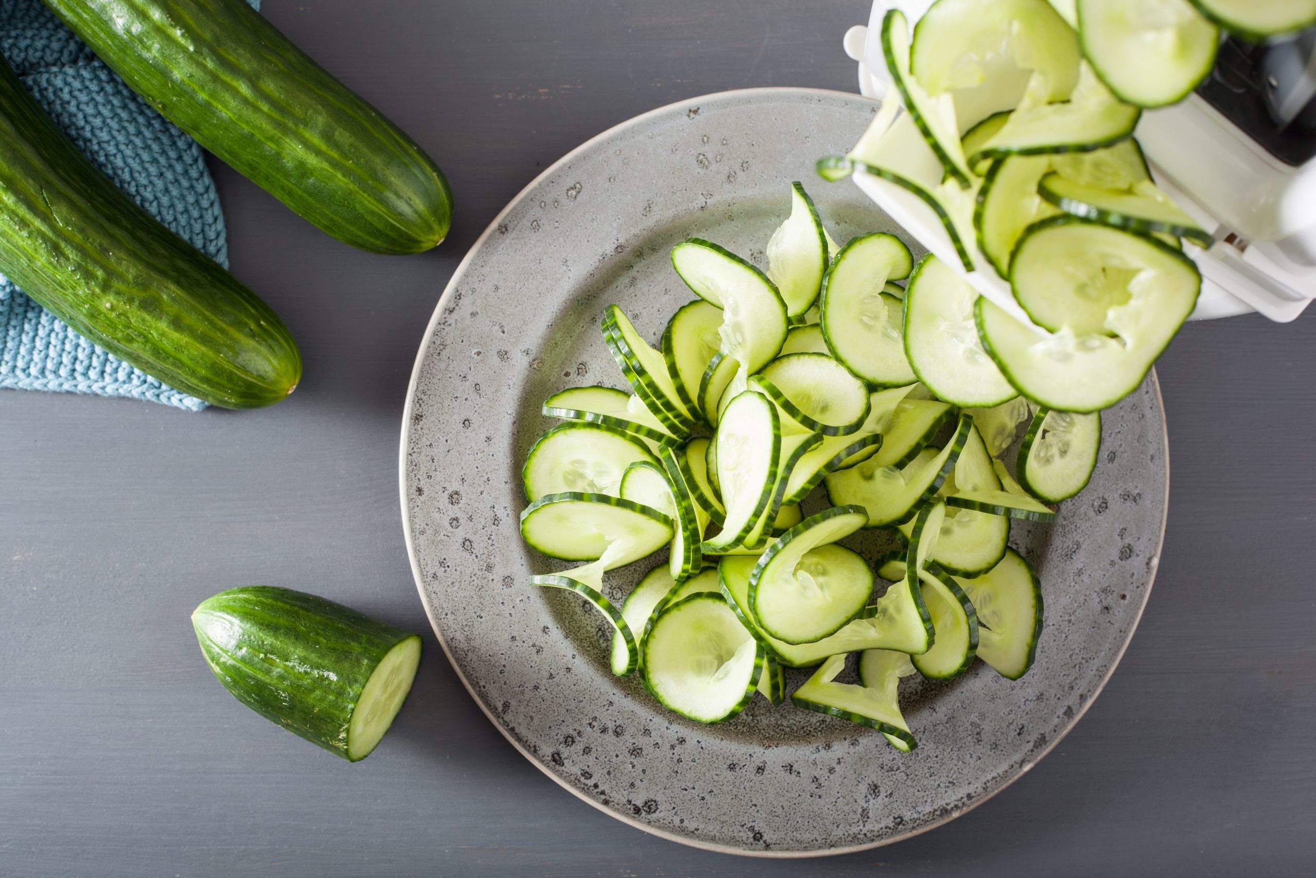 Chilled Sweet & Sour Cucumber Noodles with Toasted Sesame Seeds