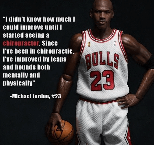 Michael Jordan, Chiropractic Adjustments